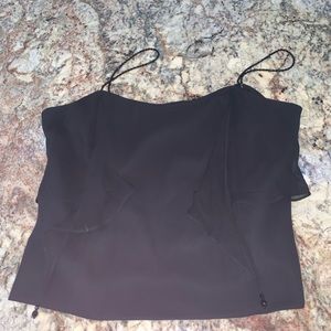 black evening blouse